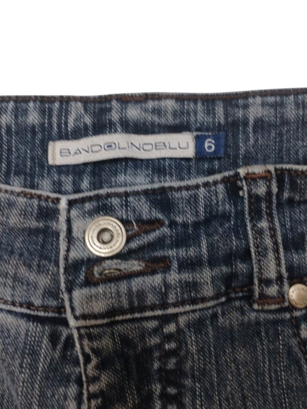 Bandilino Women's Dark Indigo Straight Leg Jeans SZ 6 - Picture 3 of 3